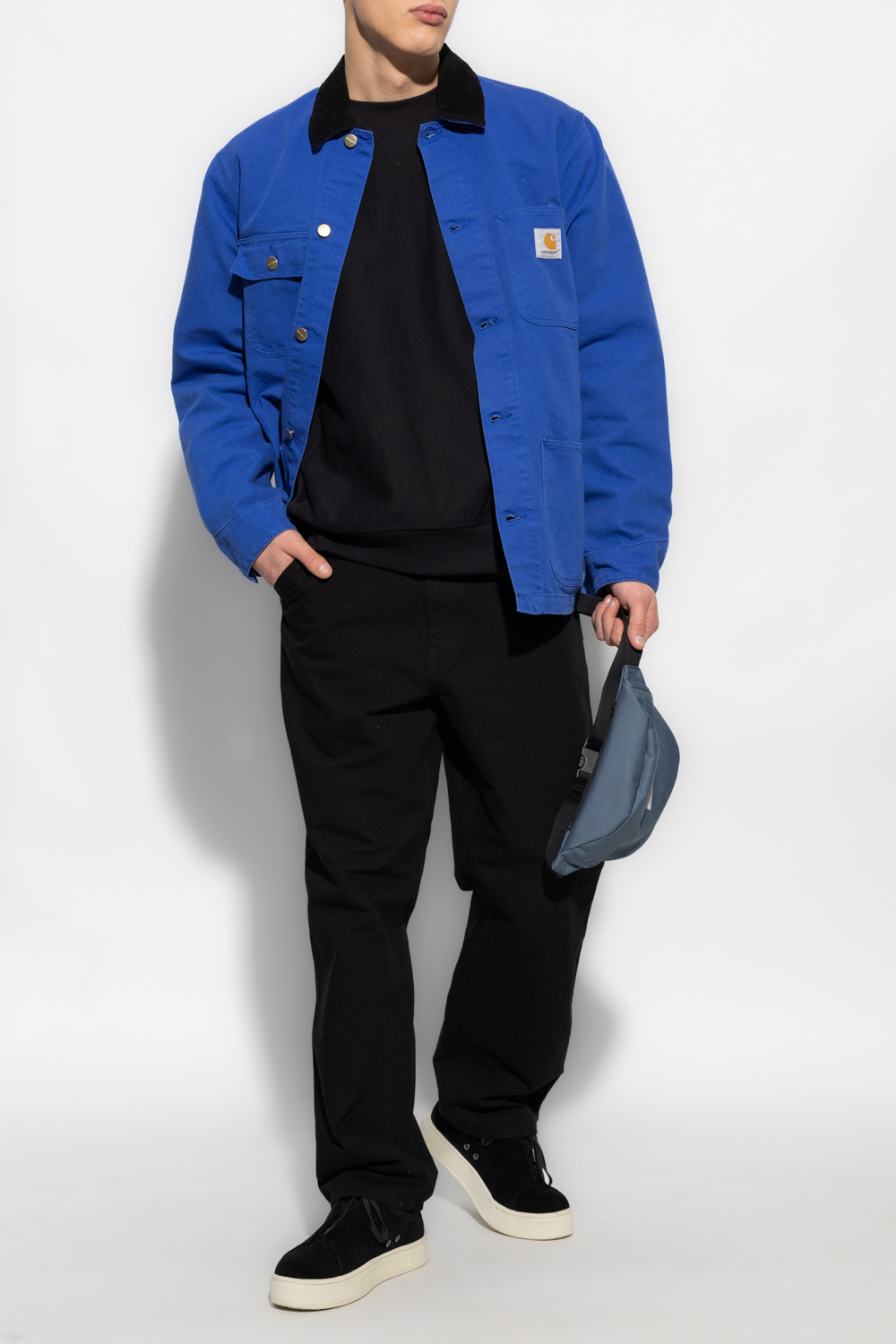 Carhartt blue work jacket sold L